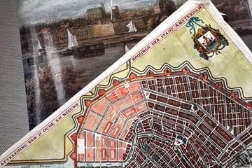 ol maps used during historic boat tour