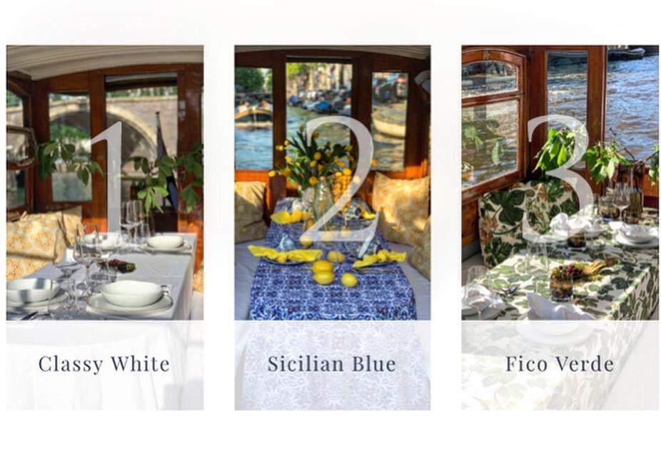 lunch or dinner cruise with different style options