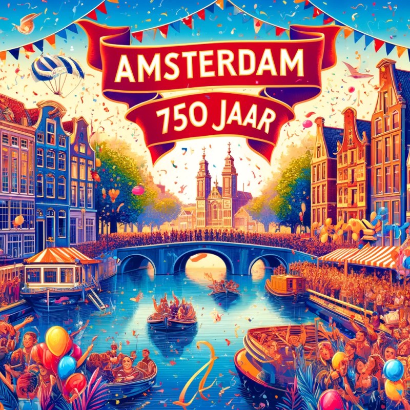 private boat cruise amsterdam 750 years